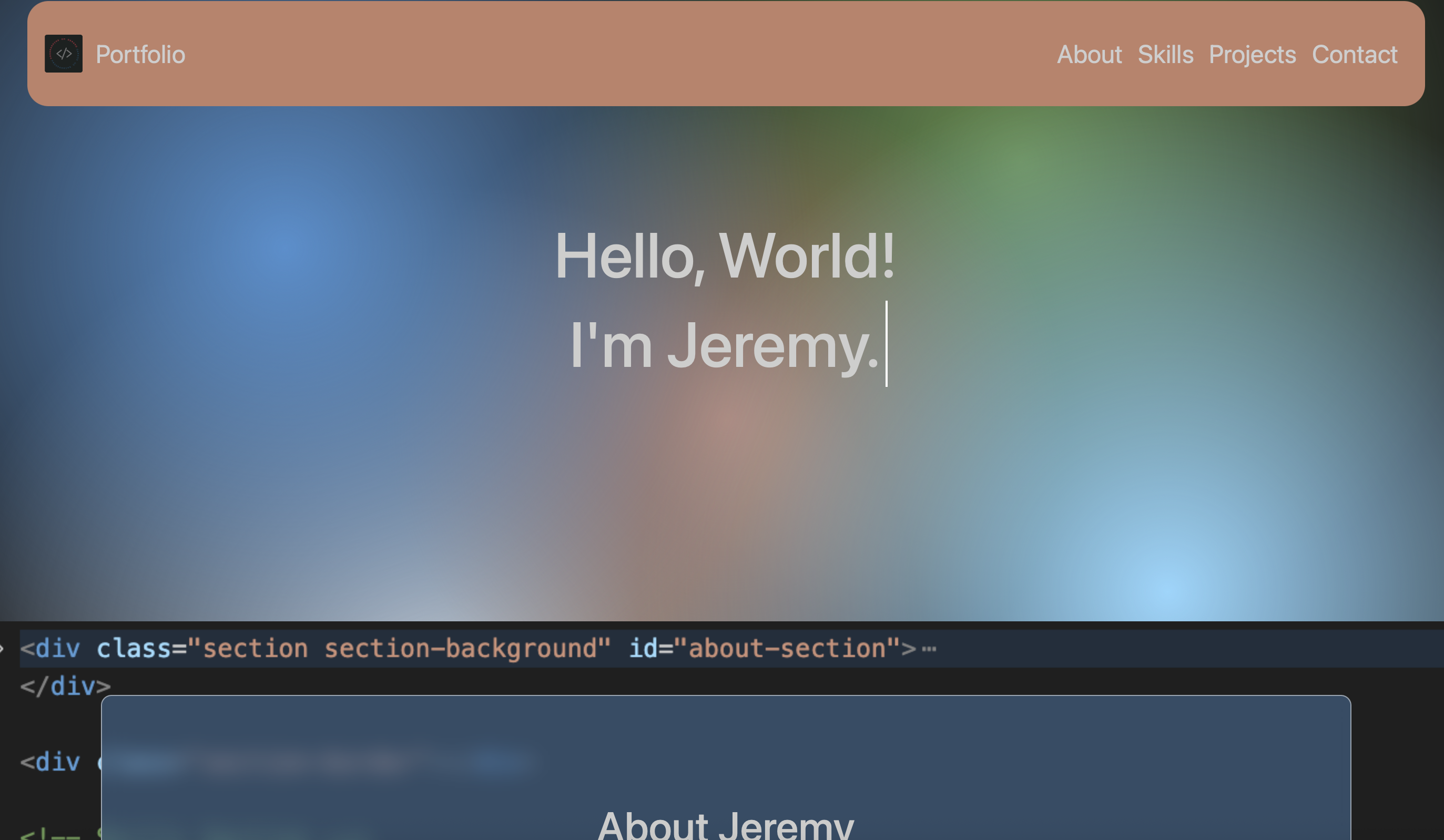 Portofolio Screenshot